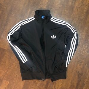 Adidas Black with White Stripes jacket